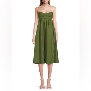 o.p.t. Havana Dress - Forest Green / 6